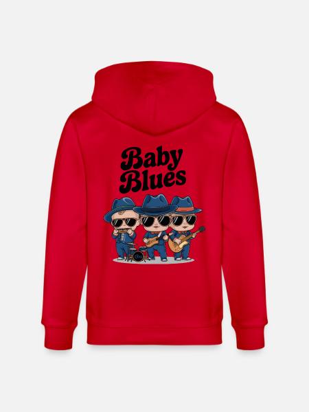 Baby Blues - Veste à capuche bio CULTIVATOR Stanley/Stella Unisexe - rouge