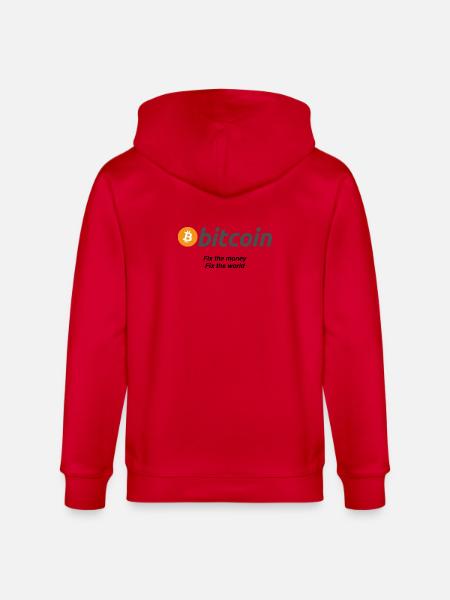 Fixthemoney - Stanley/Stella Unisex Bio-Kapuzenjacke CULTIVATOR - Rot