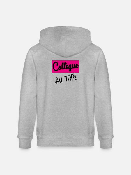 COLLEGUE - Veste à capuche bio CULTIVATOR Stanley/Stella Unisexe - gris chiné