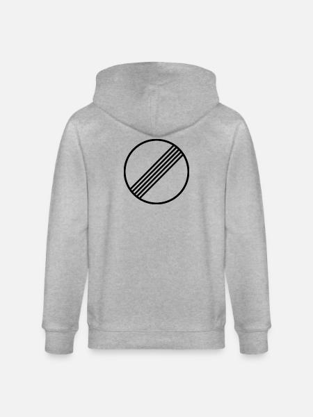 UNLIMITED MOTORWAY GERMANY - Stanley/Stella CULTIVATOR  Unisex Organic Hooded Jacket - heather grey