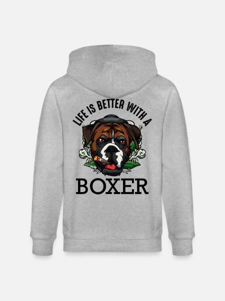 boxeur - Veste à capuche bio CULTIVATOR Stanley/Stella Unisexe - gris chiné