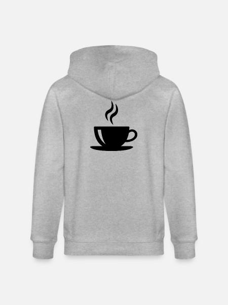 Kaffeetasse - Stanley/Stella Unisex Bio-Kapuzenjacke CULTIVATOR  - Grau meliert