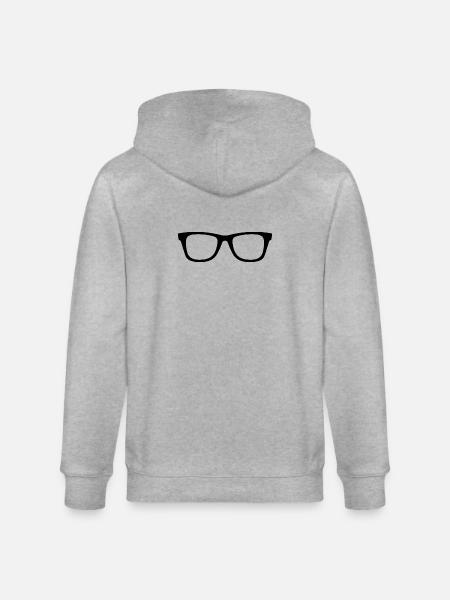 Lunettes - Veste à capuche bio CULTIVATOR Stanley/Stella Unisexe - gris chiné