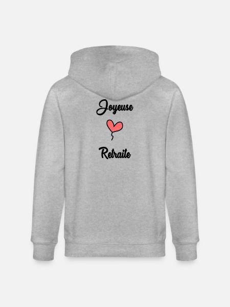 RETIREMENT - Stanley/Stella CULTIVATOR  Unisex Organic Hooded Jacket - heather grey