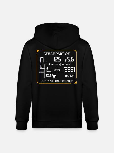 photographer - Stanley/Stella CULTIVATOR Unisex Organic Hooded Jacket - black