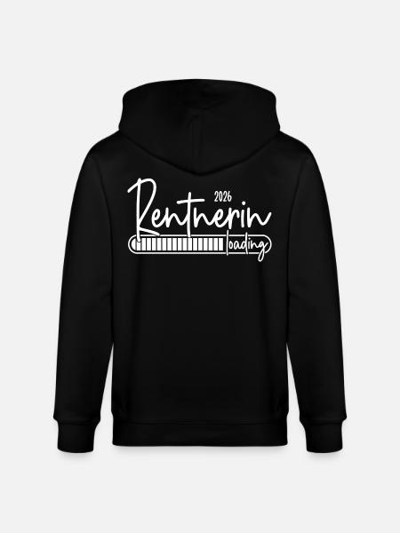Rentnerin 2026 Loading - Stanley/Stella Unisex Bio-Kapuzenjacke CULTIVATOR - Schwarz