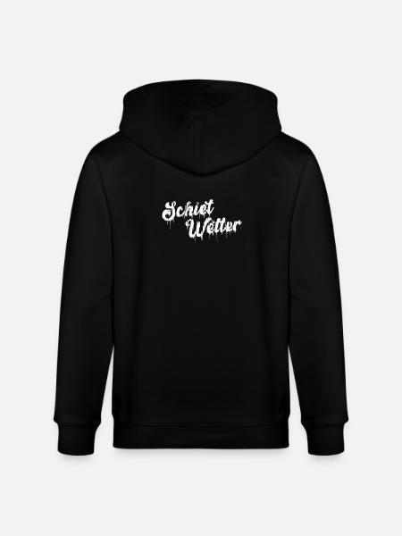Schietwetter, Regen - Stanley/Stella Unisex Bio-Kapuzenjacke CULTIVATOR - Schwarz