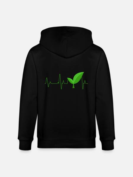 Vegan - Stanley/Stella Unisex Bio-Kapuzenjacke CULTIVATOR - Schwarz