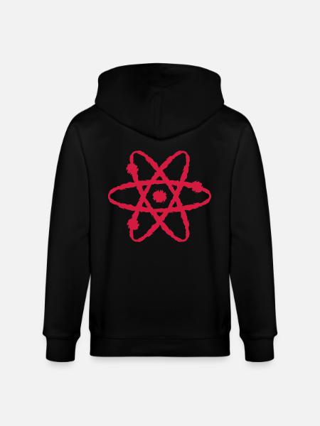 Scientific symbol - Stanley/Stella CULTIVATOR  Unisex Organic Hooded Jacket - black