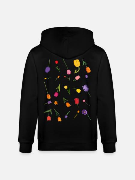 Fleur - Veste à capuche bio CULTIVATOR Stanley/Stella Unisexe - noir