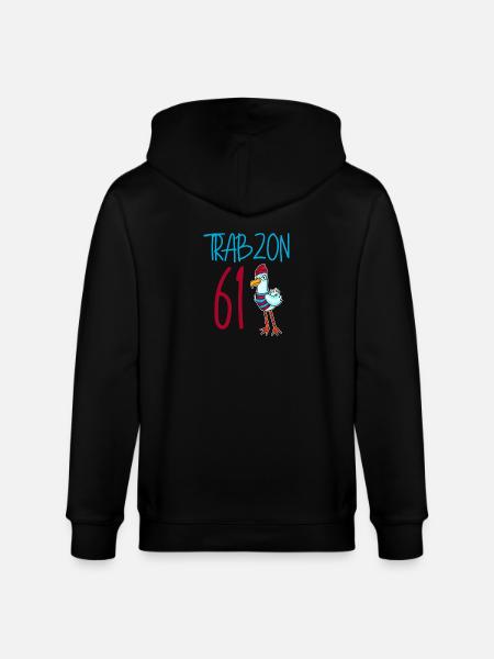 Trabzon 61 Turkey city - Stanley/Stella CULTIVATOR Unisex Organic Hooded Jacket - black