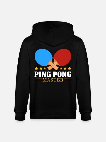 Ping-pong - Veste à capuche bio CULTIVATOR Stanley/Stella Unisexe - noir