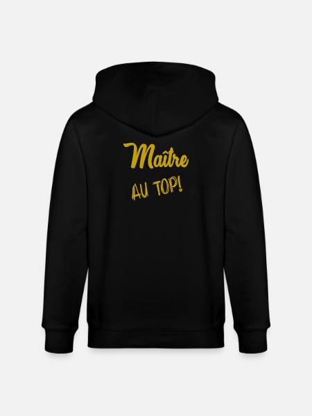 MASTER. MASTER - Stanley/Stella CULTIVATOR  Unisex Organic Hooded Jacket - black