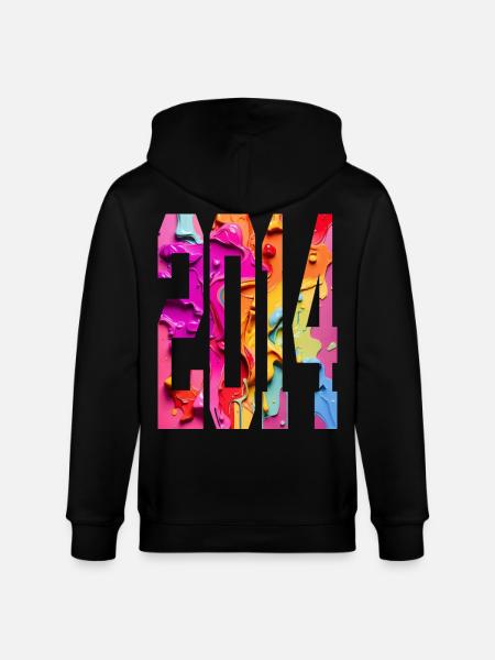 BUNT 12TH BIRTHDAY 2014 - Stanley/Stella CULTIVATOR Unisex Organic Hooded Jacket - black
