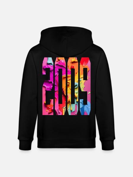 BUNT 17TH BIRTHDAY 2009 - Stanley/Stella CULTIVATOR  Unisex Organic Hooded Jacket - black