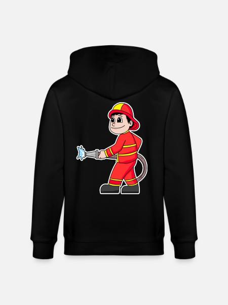 Firefighter - Stanley/Stella CULTIVATOR Unisex Organic Hooded Jacket - black