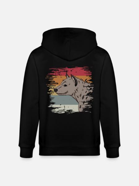 Hyäne - Stanley/Stella Unisex Bio-Kapuzenjacke CULTIVATOR  - Schwarz