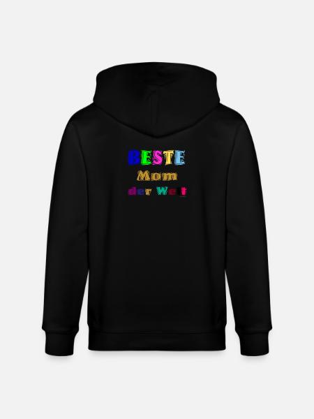 Beste Mutter der Welt - Stanley/Stella Unisex Bio-Kapuzenjacke CULTIVATOR - Schwarz