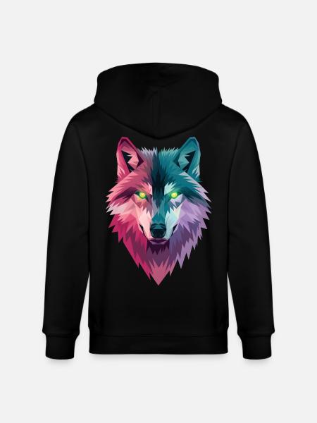 Loup - Veste à capuche bio CULTIVATOR Stanley/Stella Unisexe - noir