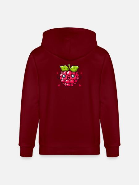 Framboise d'amour - Veste à capuche bio CULTIVATOR Stanley/Stella Unisexe - bordeaux