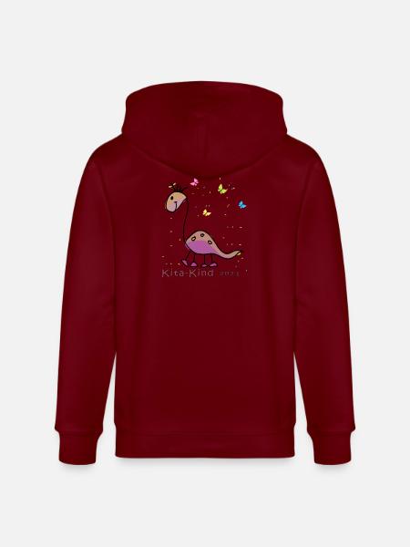 Kindergarten 2023 - Stanley/Stella CULTIVATOR Unisex Organic Hooded Jacket - burgundy