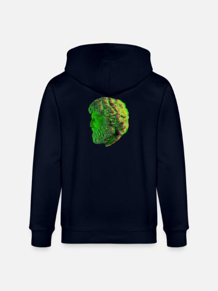 greece stutua - Stanley/Stella Unisex Bio-Kapuzenjacke CULTIVATOR  - Navy