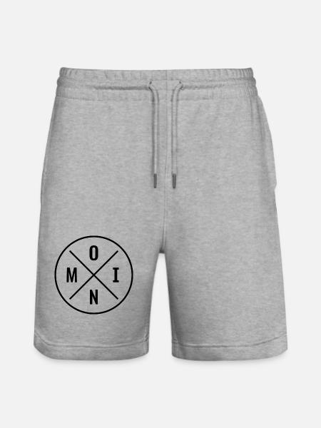 MOIN - Stanley/Stella Unisex Bio Joggingshorts Trainer  - Grau meliert