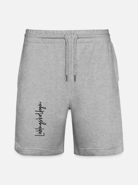 Lieblingskollegin - Stanley/Stella Unisex Bio Joggingshorts Trainer - Grau meliert