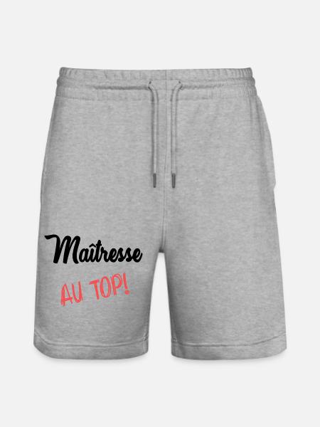 MISTRESS - Stanley/Stella Trainer Unisex Organic Jogging Shorts - heather grey