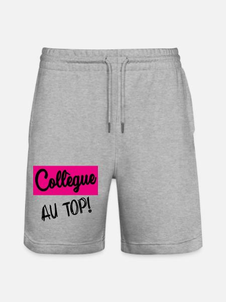 COLLEGUE - Short de jogging bio TRAINER Stanley/Stella unisexe - gris chiné