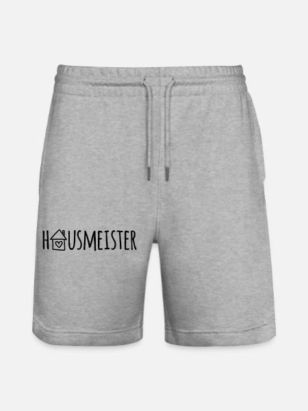 Hausmeister - Stanley/Stella Unisex Bio Joggingshorts Trainer - Grau meliert