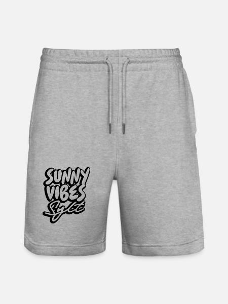 SUNNY VIBES SYLT - Stanley/Stella Trainer Unisex Organic Jogging Shorts - heather grey