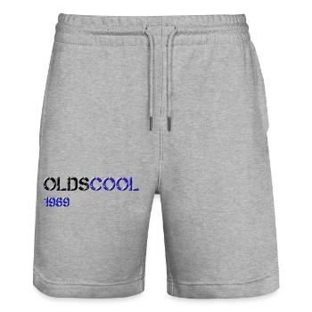 1969 olds cool - Stanley/Stella Unisex Bio Joggingshorts Trainer  - Grau meliert - Vorne - Nik (191cm) & Marisol (170cm)