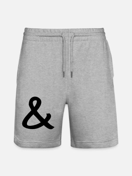 esperluette - Short de jogging bio TRAINER Stanley/Stella unisexe - gris chiné