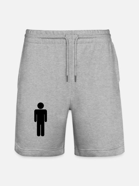 Mann - Stanley/Stella Unisex Bio Joggingshorts Trainer - Grau meliert