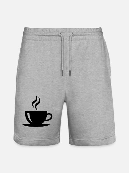 Kaffeetasse - Stanley/Stella Unisex Bio Joggingshorts Trainer  - Grau meliert