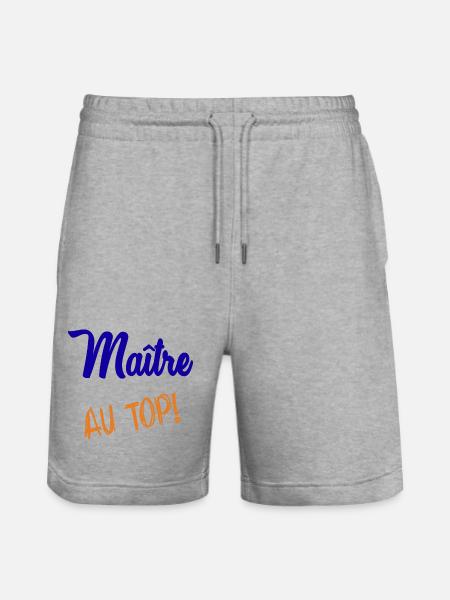 MAITRE - Short de jogging bio TRAINER Stanley/Stella unisexe - gris chiné