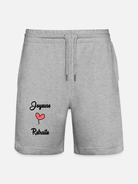 RETIREMENT - Stanley/Stella Trainer Unisex Organic Jogging Shorts - heather grey