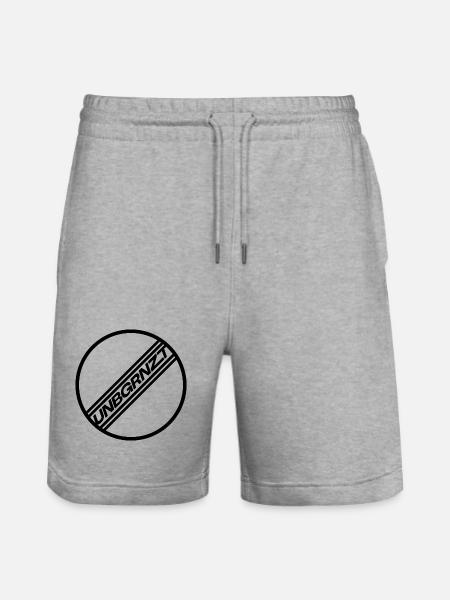 UNBGRNZT by Unlimited Apparel - Stanley/Stella Trainer Unisex Organic Jogging Shorts - heather grey