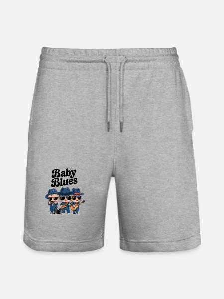 Baby Blues - Short de jogging bio TRAINER Stanley/Stella unisexe - gris chiné