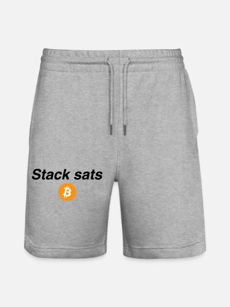Stack sats - Stanley/Stella Unisex Bio Joggingshorts Trainer - Grau meliert