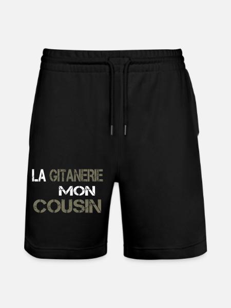 La gitanerie mon cousin - Short de jogging bio TRAINER Stanley/Stella unisexe - noir