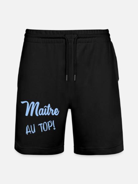MASTER. MASTER - Stanley/Stella Trainer Unisex Organic Jogging Shorts - black