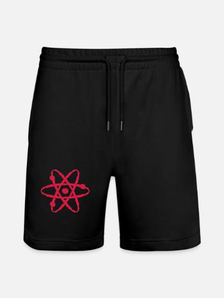 Scientific symbol - Stanley/Stella Trainer Unisex Organic Jogging Shorts - black