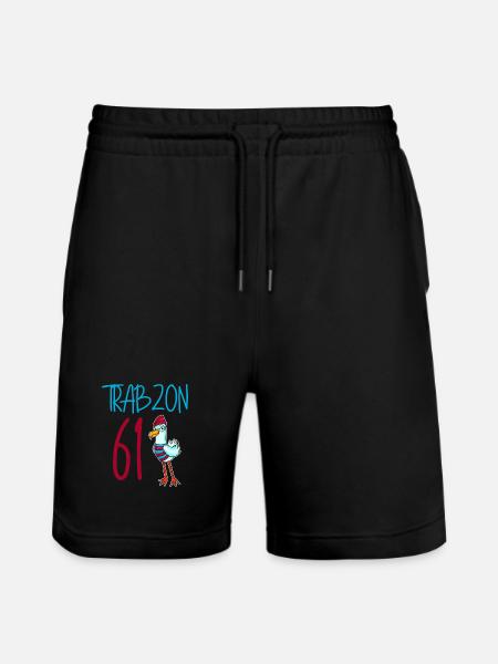 Trabzon 61 Turkey city - Stanley/Stella Trainer Unisex Organic Jogging Shorts - black