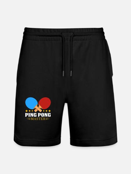 Ping-pong - Short de jogging bio TRAINER Stanley/Stella unisexe - noir