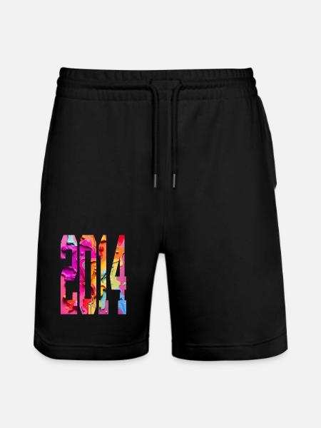 BUNT 12TH BIRTHDAY 2014 - Stanley/Stella Trainer Unisex Organic Jogging Shorts - black
