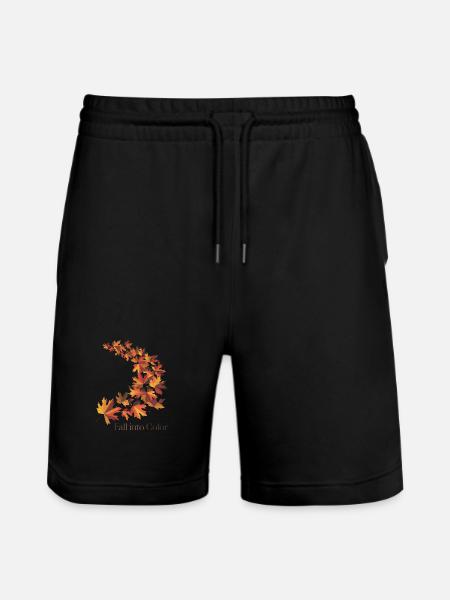 Fallen Sie in Farbe - Stanley/Stella Unisex Bio Joggingshorts Trainer - Schwarz