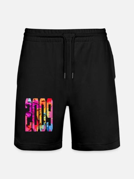 BUNT 17TH BIRTHDAY 2009 - Stanley/Stella Trainer Unisex Organic Jogging Shorts - black