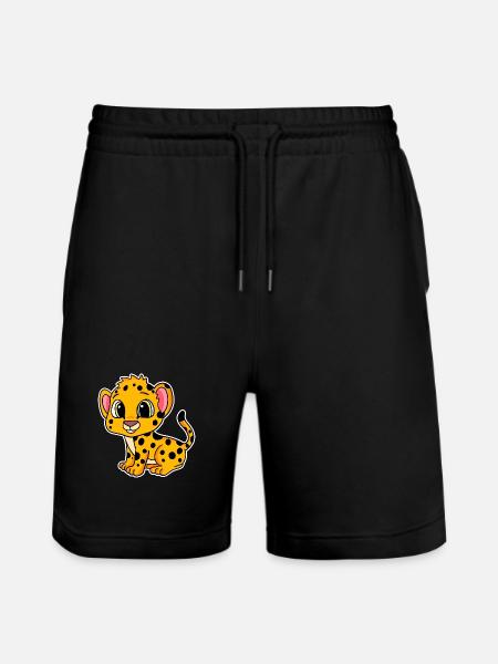 Bébé guépard - Short de jogging bio TRAINER Stanley/Stella unisexe - noir
